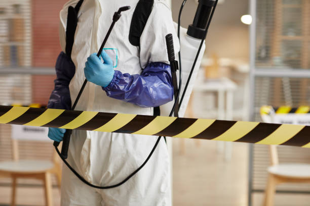 Professional Crime Scene Cleanup technician working in Englewood Cliffs, NJ